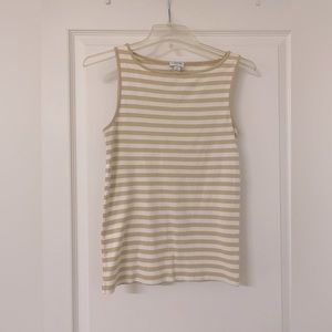 Striped boatneck tank 🐴